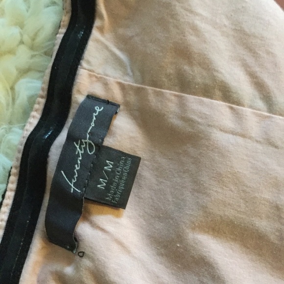 Twenty One Black Eyelet Mini Strapless Dress - Picture 6 of 6